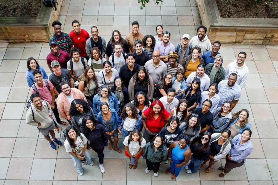 A photo of Ed-GRS fellows outside standing together in a group.