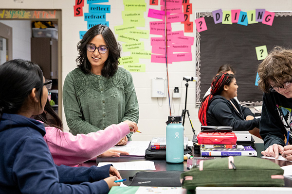 Shamya Karumbaiah Working with students